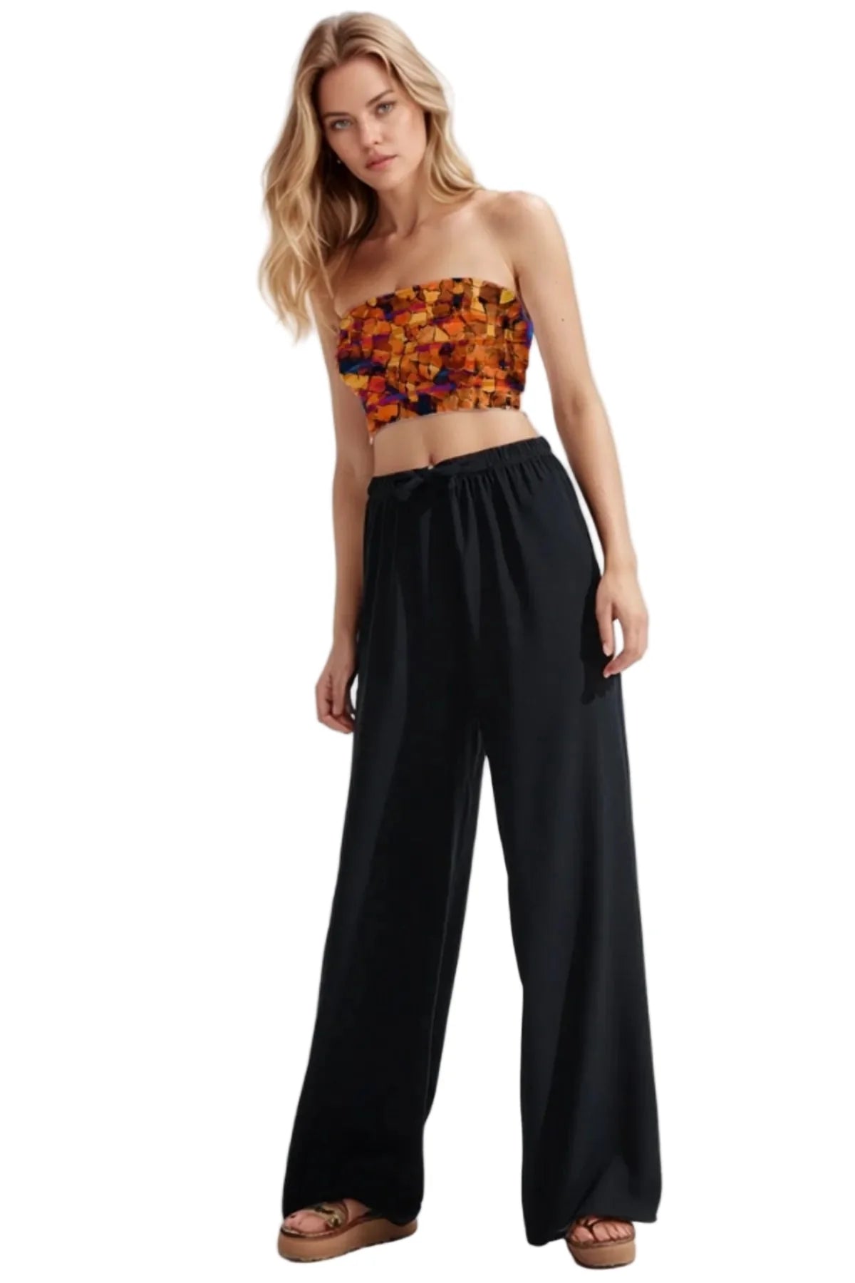 Grace Black Wide Leg Pants