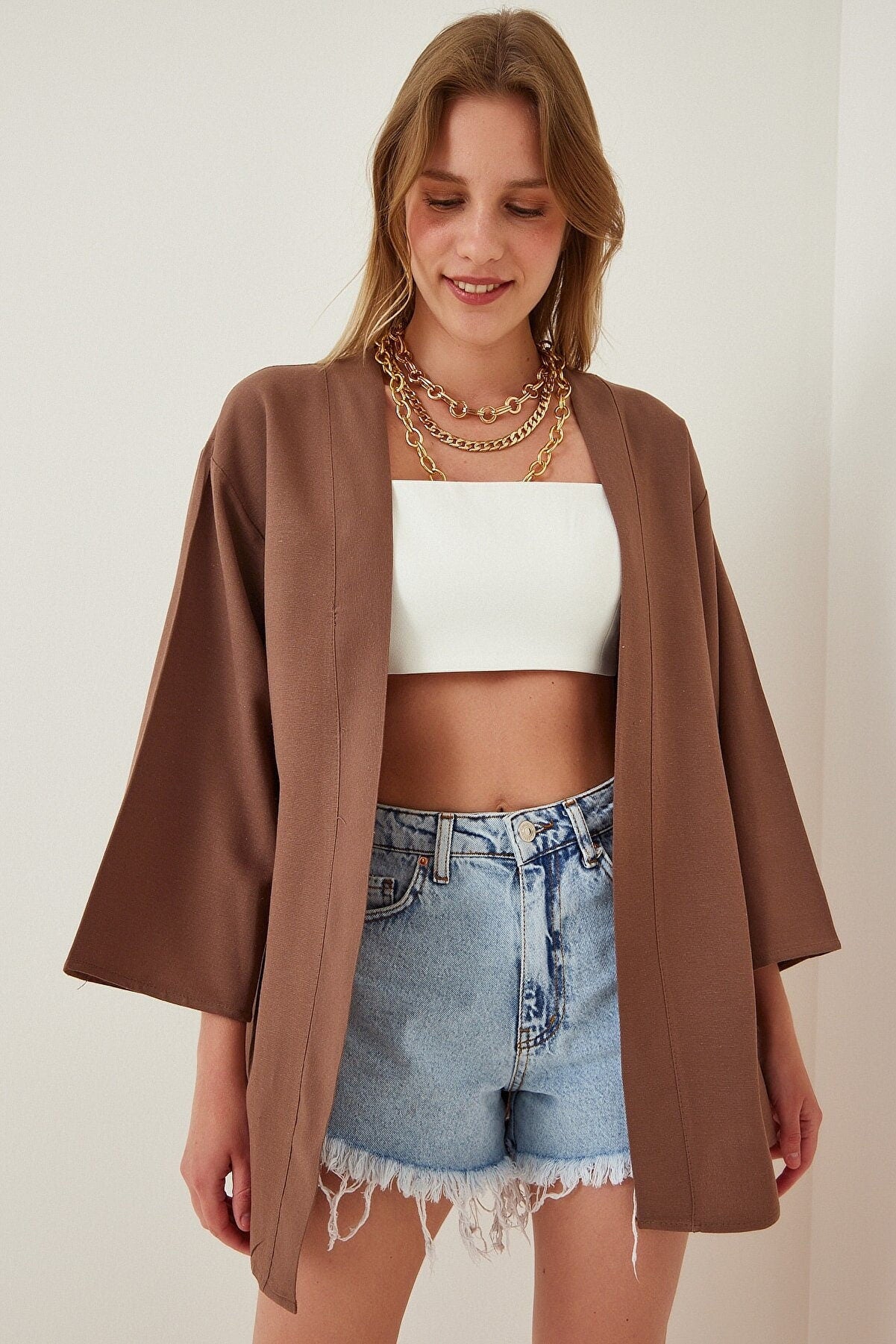 Patricia Cream Linen Kimono