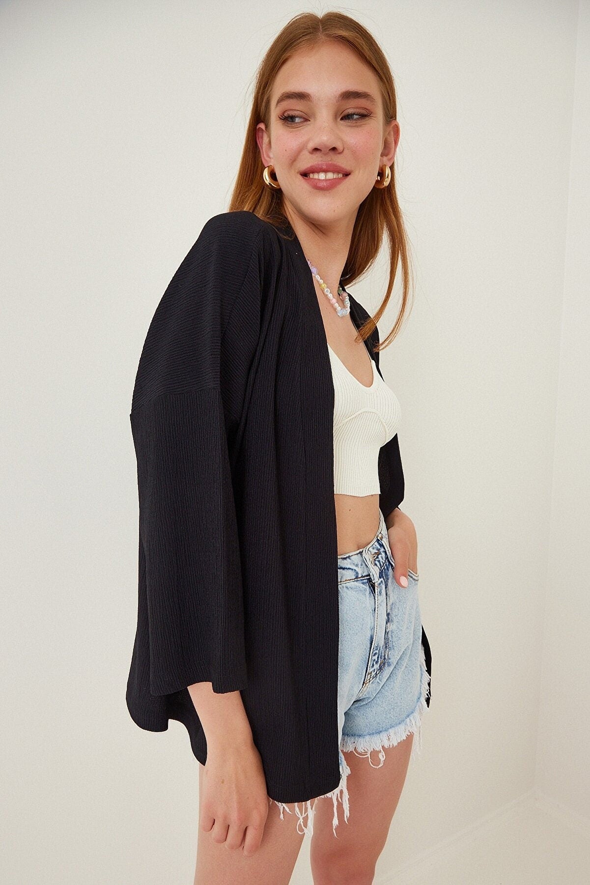 Patricia Cream Linen Kimono