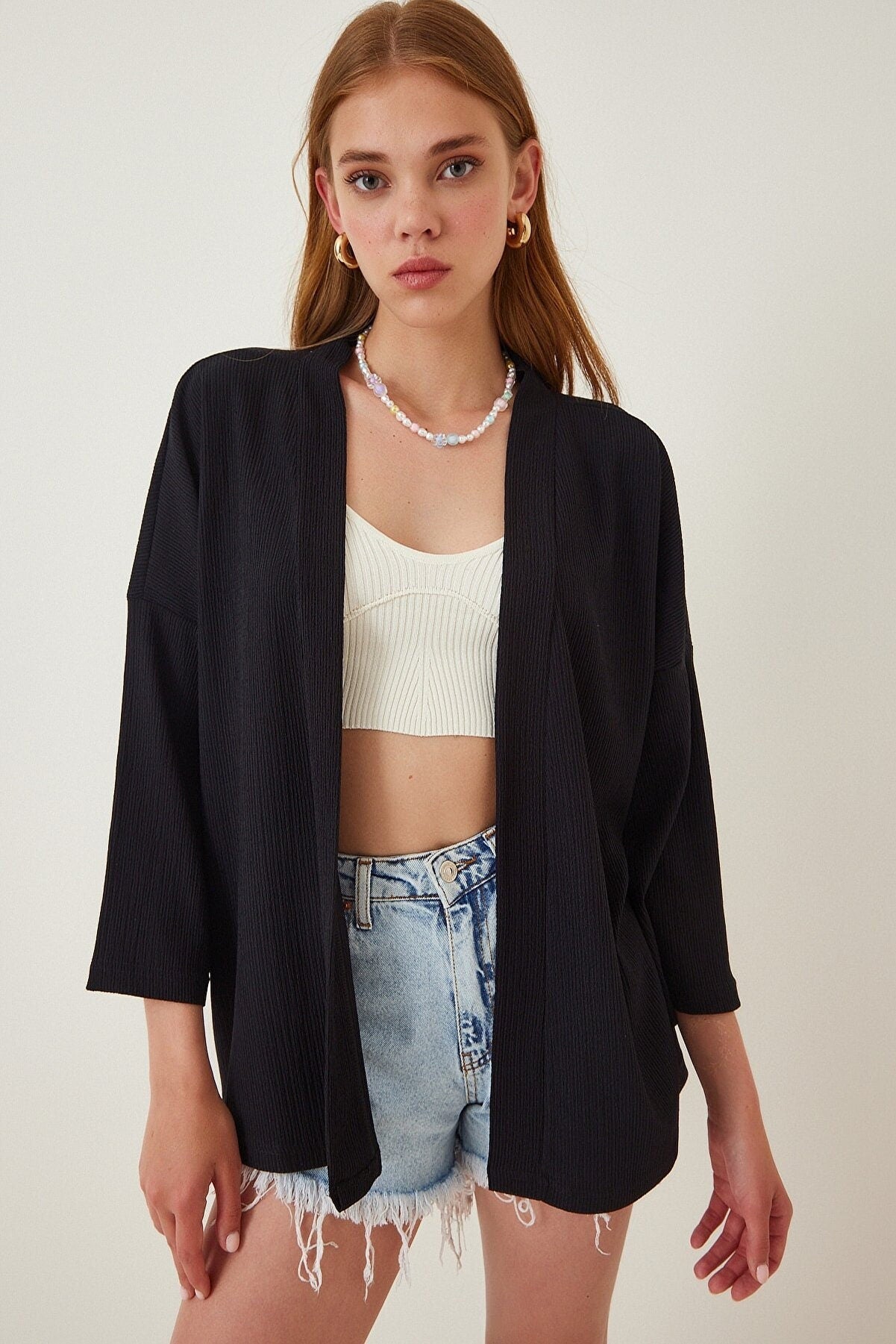 Patricia Cream Linen Kimono
