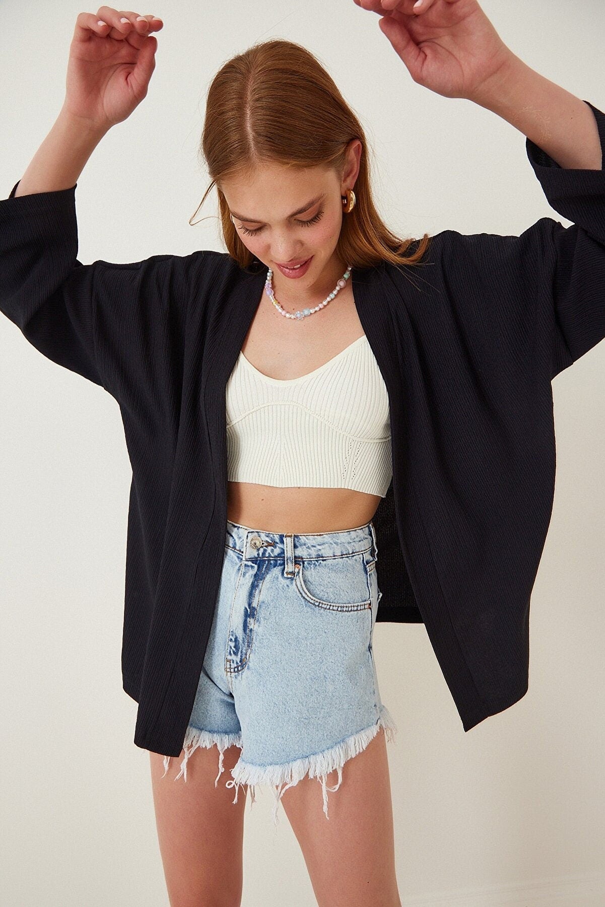Patricia Cream Linen Kimono