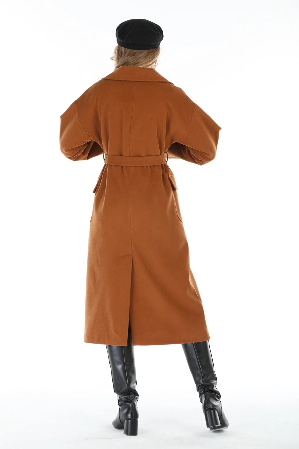 Gray Wool Long Coat