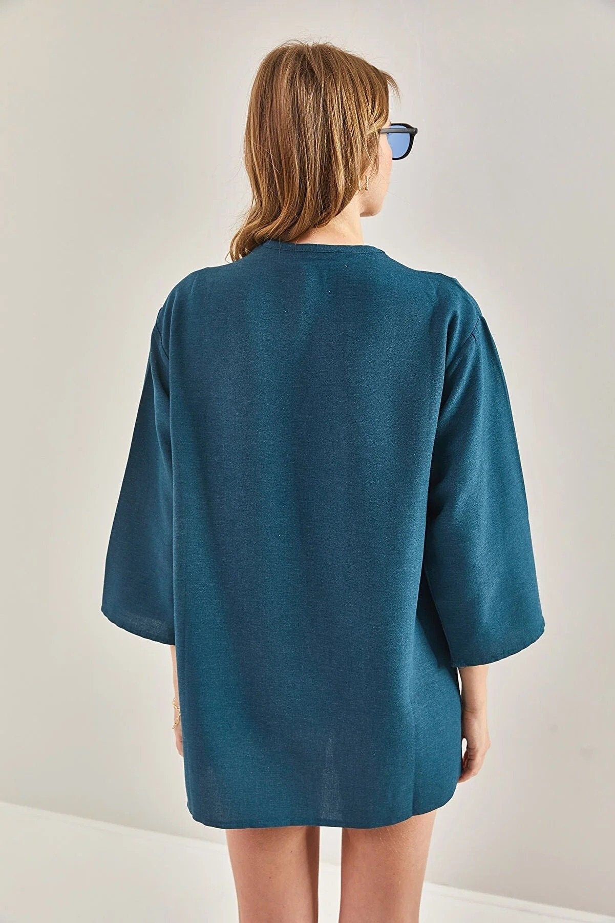 Patricia Cream Linen Kimono