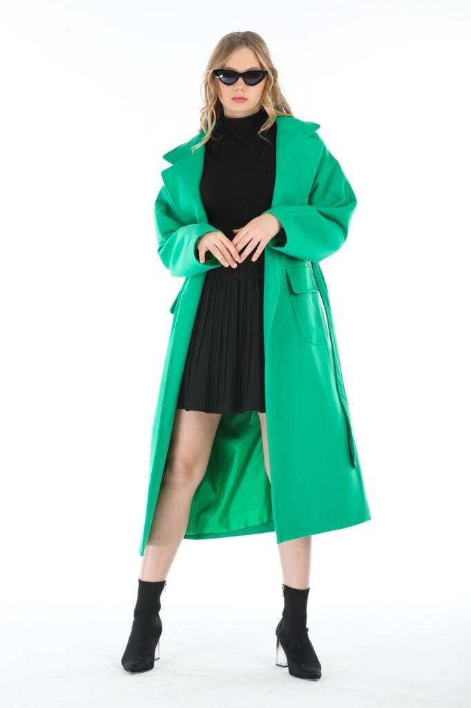 Gray Wool Long Coat