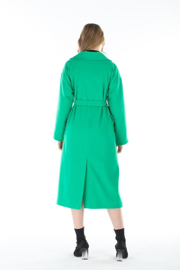 Gray Wool Long Coat