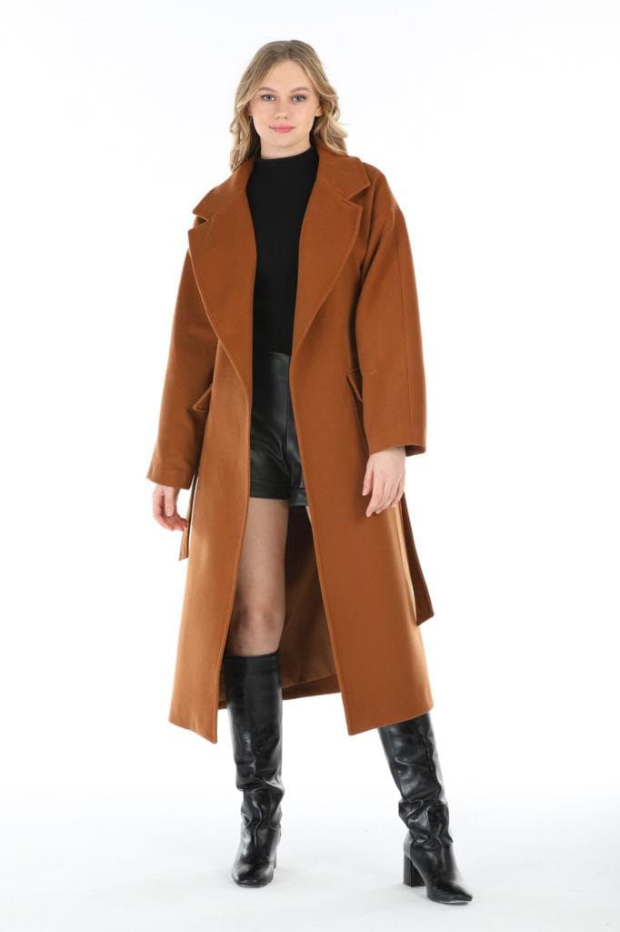 Gray Wool Long Coat