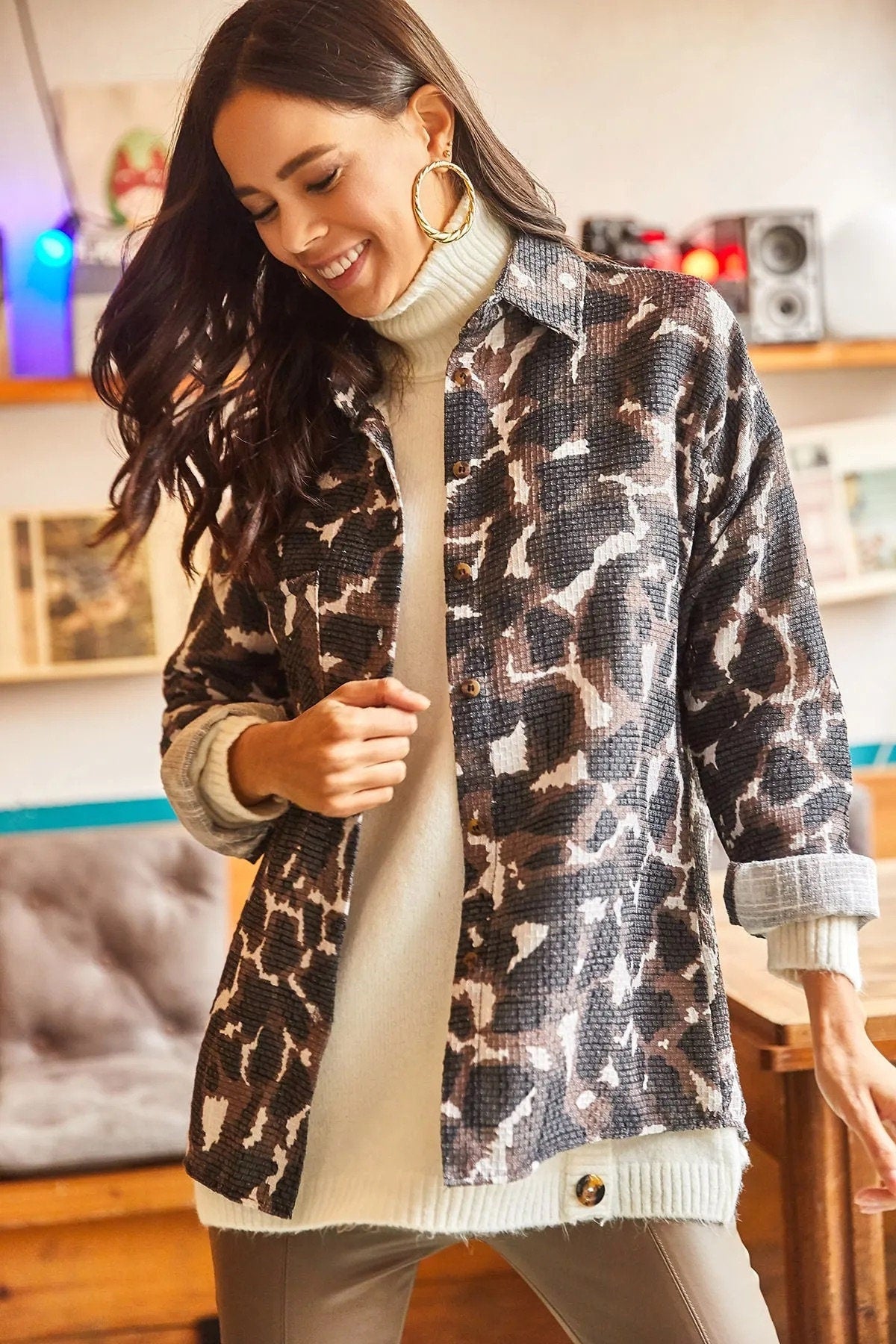 Leopard Print Shacket