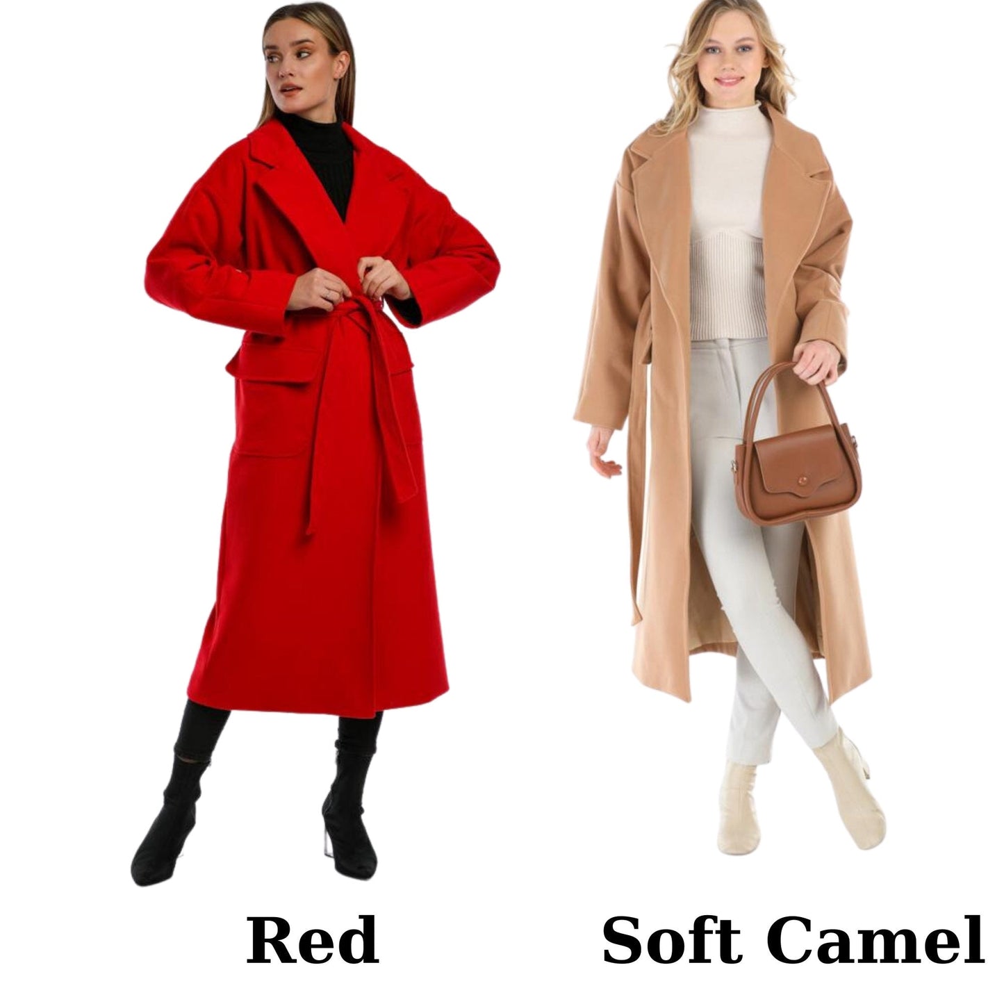 Gray Wool Long Coat