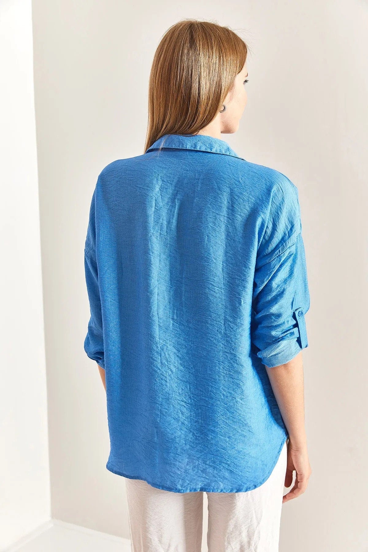 Angel Wing Designer Cotton Button Down Shirt