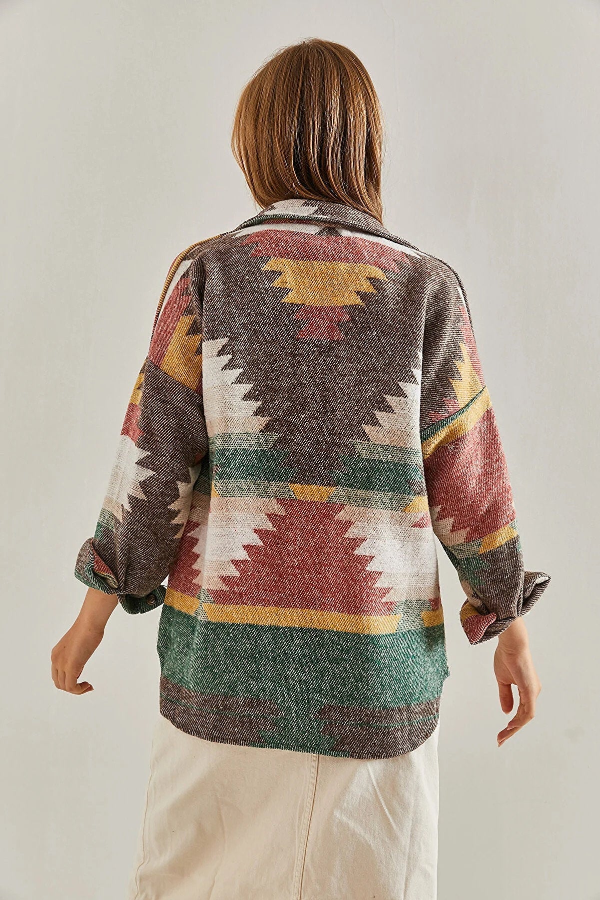 Aztec Inspired Cotton Rustic Shacket